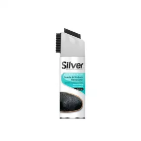 RÉNOVATEUR POUR DAIM ET NUBUCK AVEC BROSSE 200ML NOIR SILVER