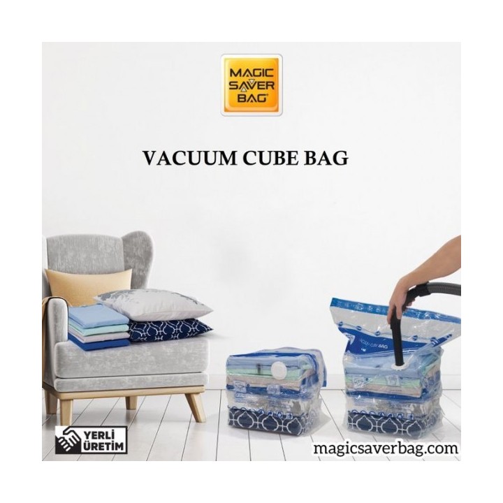 SAC DE RANGEMENT SOUS VIDE TAILLE XL 55X70X30CM MAGIC SAVER BAG