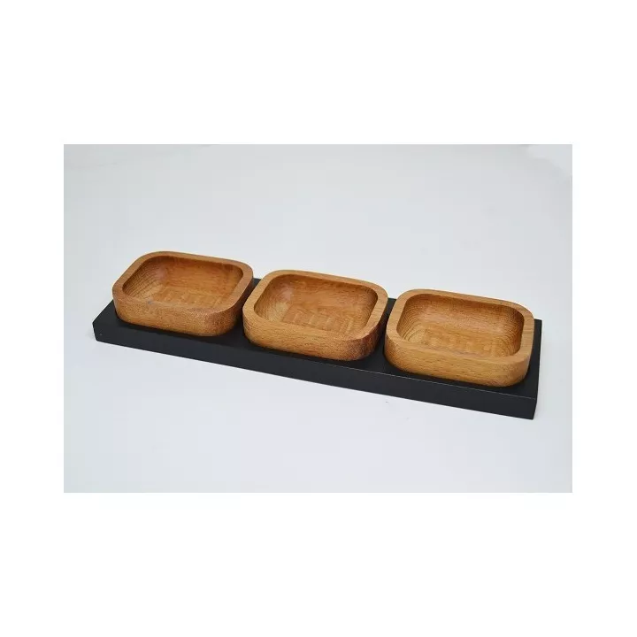 SET APERITIF EN BOIS 3 COMPARTIMENTS DARIA SET APERITIF EN BOIS 3 COMPARTIMENTS DARIA