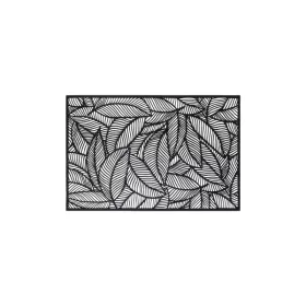 SET DE TABLE 30*45CM DESIGN FEUILLES NOIR SECRET DE GOURMET