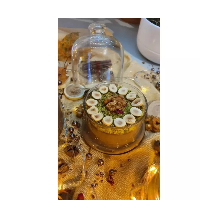 CLOCHE AVEC COUVERCLE EN VERRE 118MM PASABAHCE