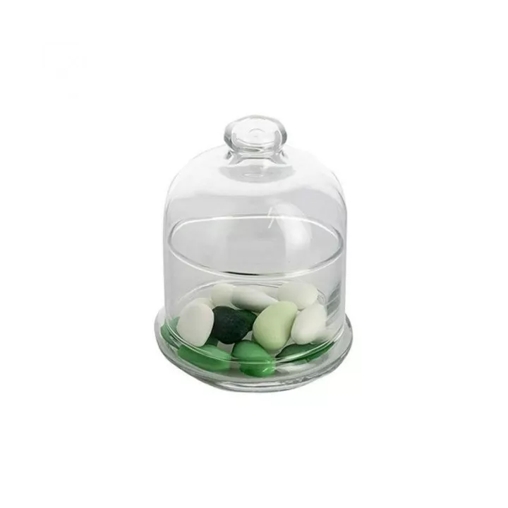 CLOCHE AVEC COUVERCLE EN VERRE 118MM PASABAHCE