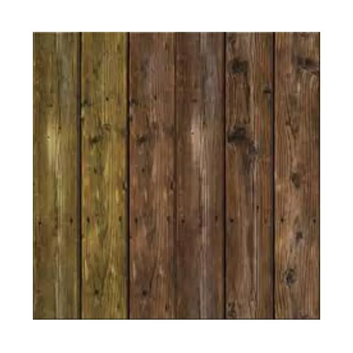 PANNEAU MURAL ADHÉSIF ANTI-HUMIDITÉ 70*70CM EFFET BOIS ANTIQUE