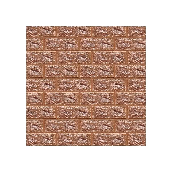 PANNEAU MURAL ADHÉSIF ANTI-HUMIDITÉ 3D 77*70CM BRONZE