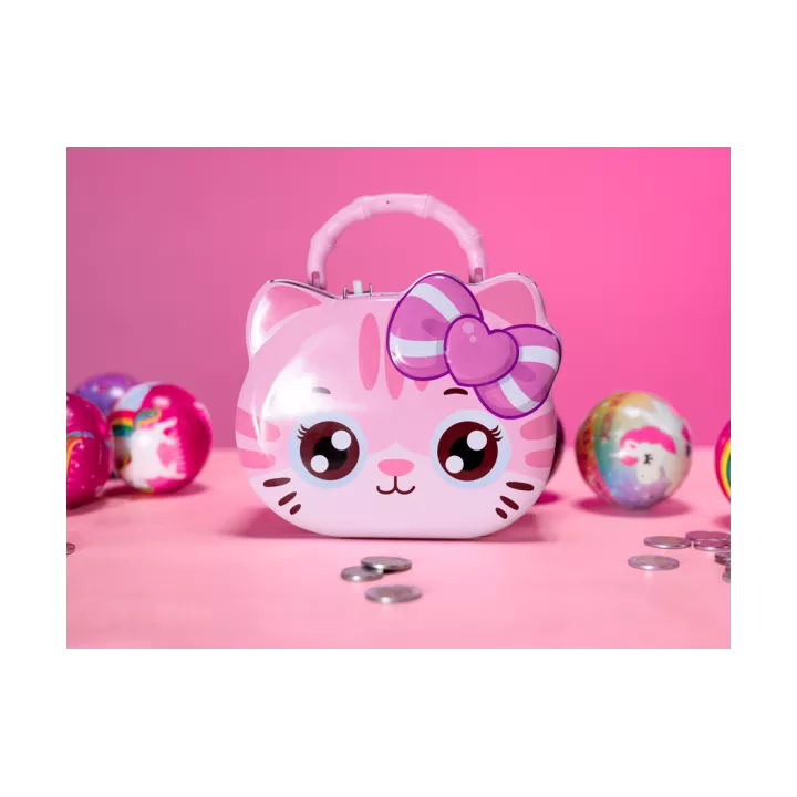 TIRELIRE EN MÉTAL DESIGN DESSIN ANIMÉ 15*11.5*6.9CM COULEURS