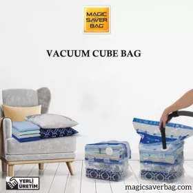 SAC DE RANGEMENT SOUS VIDE TAILLE L 55X60X35CM MAGIC SAVER BAG