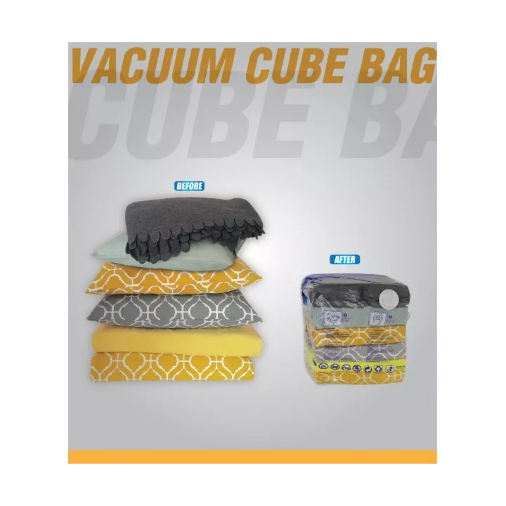 SAC DE RANGEMENT SOUS VIDE TAILLE L 55X60X35CM MAGIC SAVER BAG