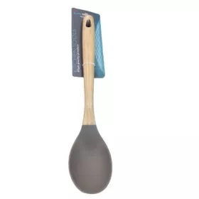CUILLÈRE EN SILICONE AVEC MANCHE EN BOIS MING HENG