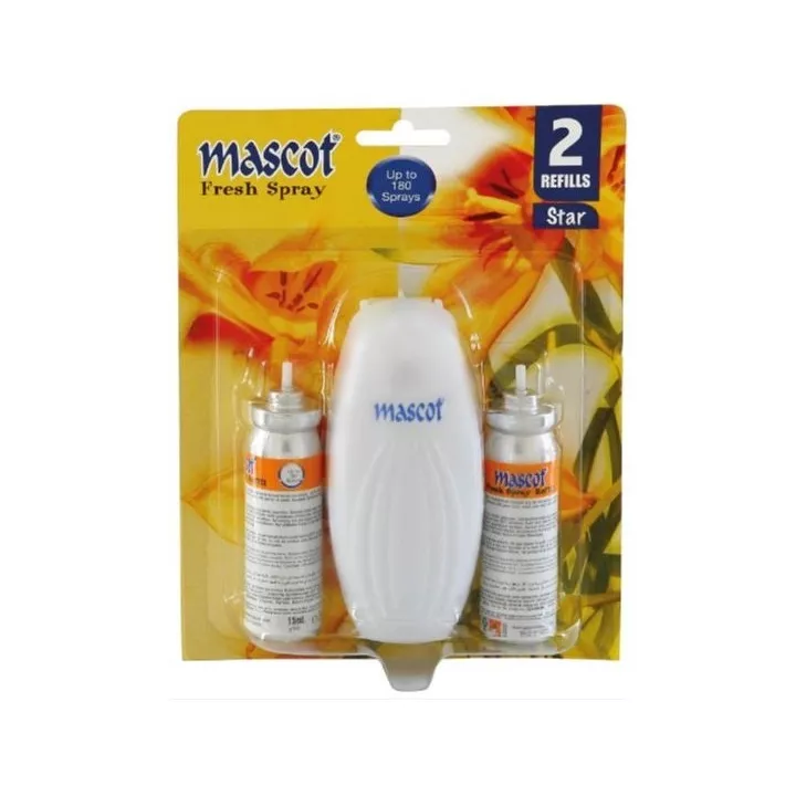 DIFFUSEUR DE PARFUM AVEC 2RECHARGES 15ML MASCOT