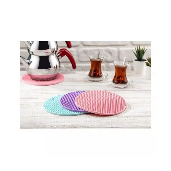 SOUS PLAT SILICONE ROND SOFT CHEF