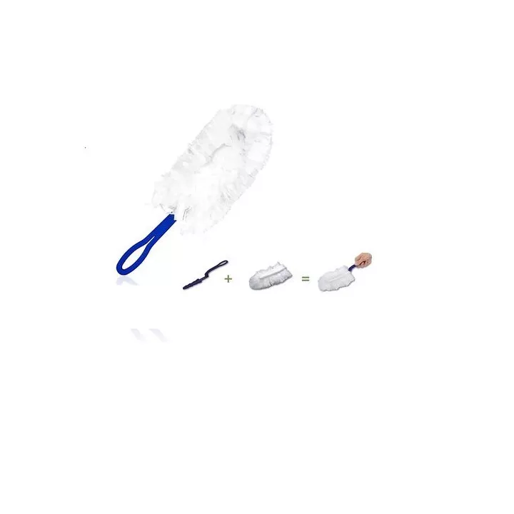 PLUMEAU ANTISTATIQUE (1 MANCHE PLIABLE + 5 RECHARGES) FLINKA PLUMEAU ANTISTATIQUE (1 MANCHE PLIABLE + 5 RECHARGES) FLINKA