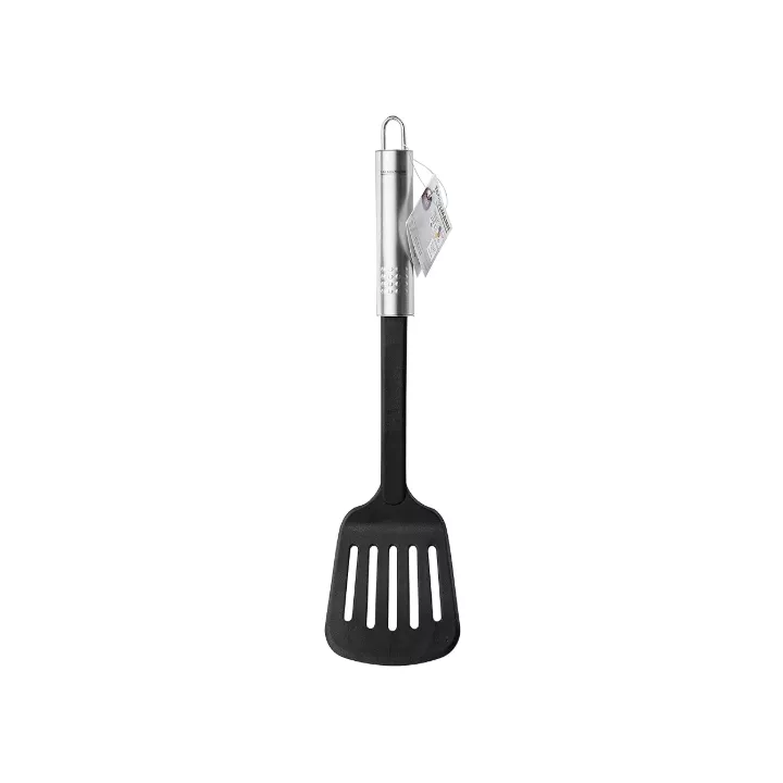 SPATULE DE CUISINE EN PLASTIQUE AVEC MANCHE EN INOX FACKELMANN