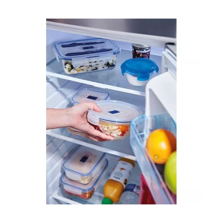 BOÎTE DE CONSERVATION RONDE EN VERRE 67CL AVEC COUVERCLE LUMINARC