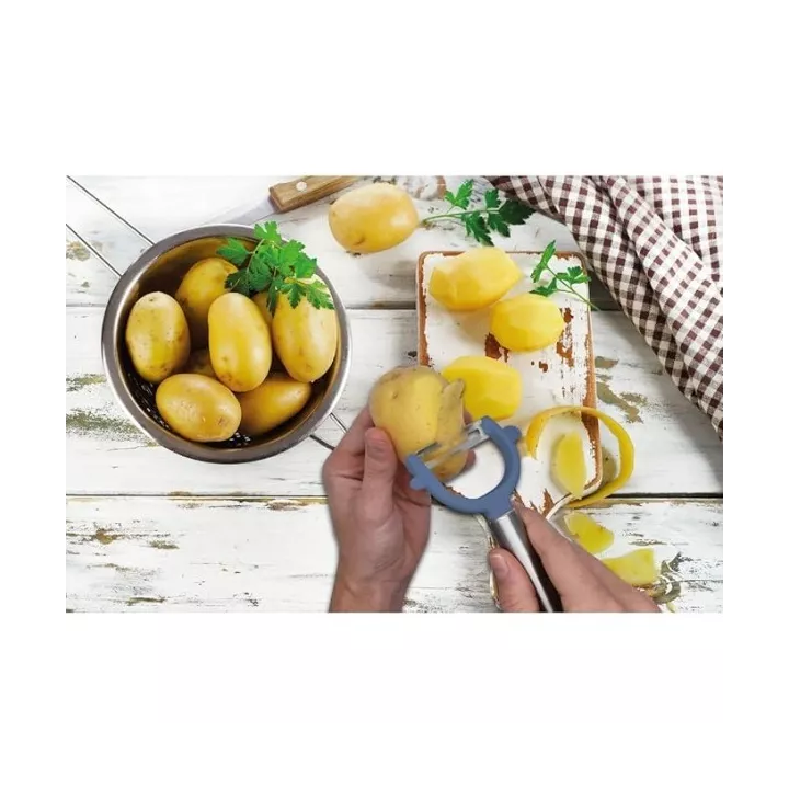 ÉPLUCHEUR DE LÉGUMES/FRUITS EN INOX 17CM FACKELMANN