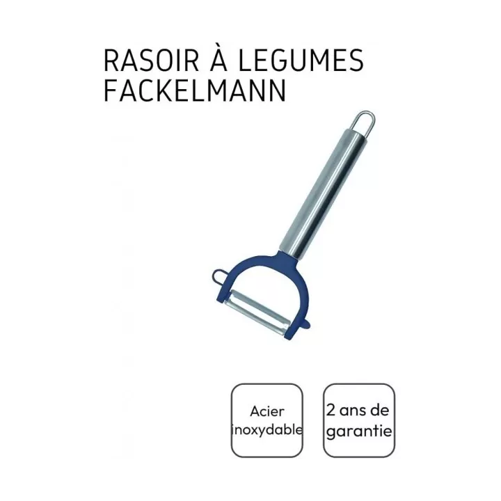 ÉPLUCHEUR DE LÉGUMES/FRUITS EN INOX 17CM FACKELMANN