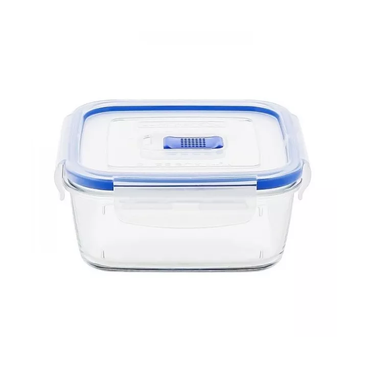 BOÎTE DE CONSERVATION CARRÉ EN VERRE 76 CL AVEC COUVERCLE LUMINARC