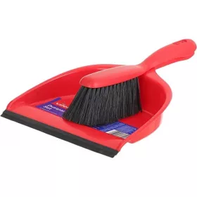 PETIT BALAI AVEC PELLE À POUSSIÈRE ROUGE VILEDA