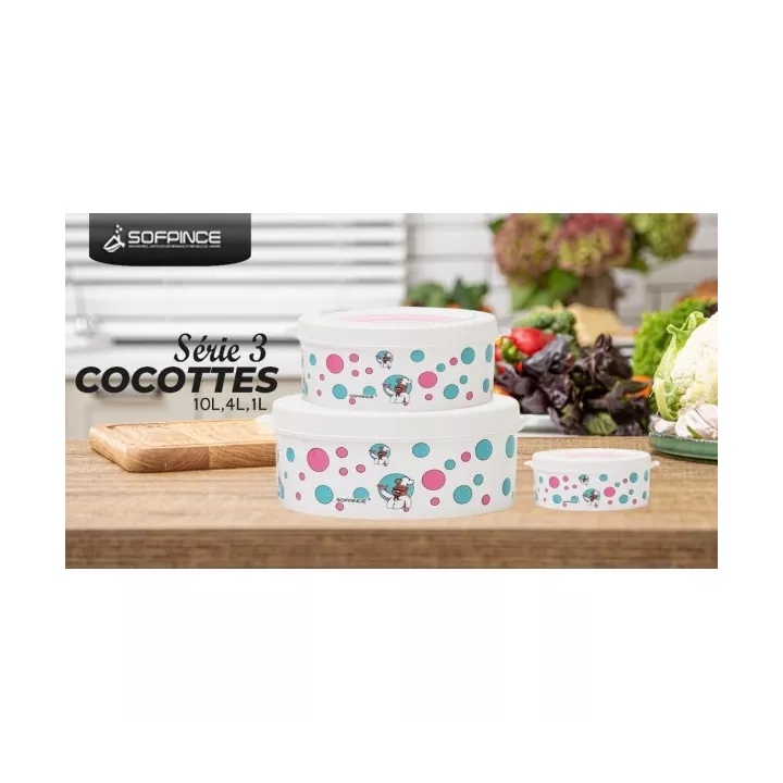 LOT DE 3 BOITES MULTI-UDAGE MULTI COULEUR SOFPINCE