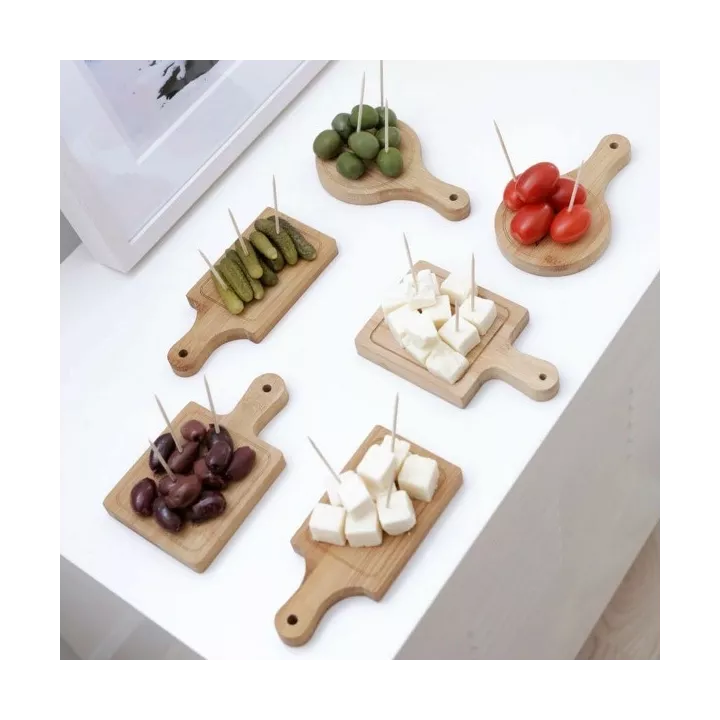 PLANCHE À TAPAS ARDOISE/BOIS 18*9CM AR KITCHEN