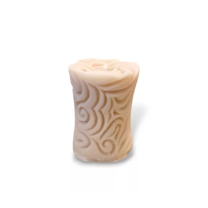 BOUGIE ARABESQUE CYLINDRIQUE LONGUEUR 9CM LA MAISON PARAFFINE