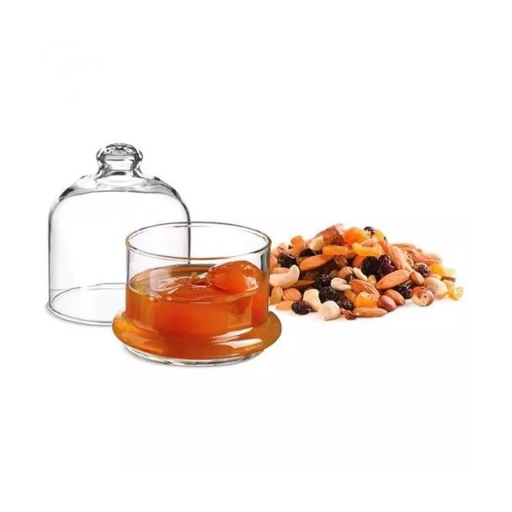 CLOCHE AVEC COUVERCLE EN VERRE LOVE 76MM PASABAHCE