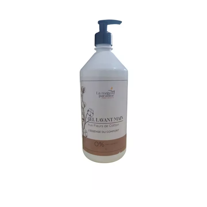 SAVON LIQUIDE FLEUR DE COTON 1L LA MAISON PARAFFINE SAVON LIQUIDE FLEUR DE COTON 1L LA MAISON PARAFFINE