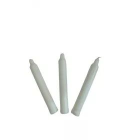 LOT DE 3 BOUGIE BÂTON H14.5CM BLANC LOT DE 3 BOUGIE BÂTON H14.5CM BLANC