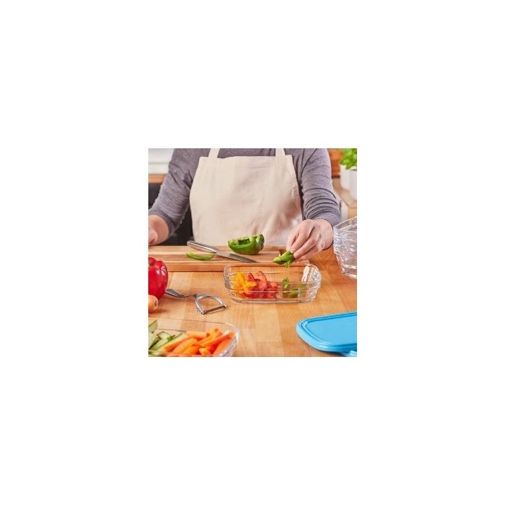 BOÎTE DE CONSERVATION RECTANGULAIRE AVEC COUVERCLE 0.4L DURALEX