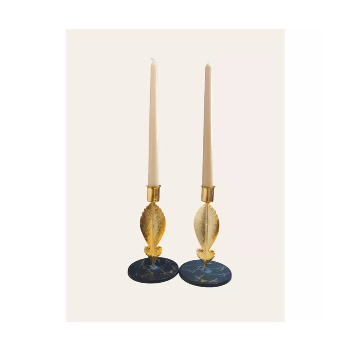 LOT DE 2 BOUGIES CHANDELLES PARFUMÉES LA MAISON PARAFFINE