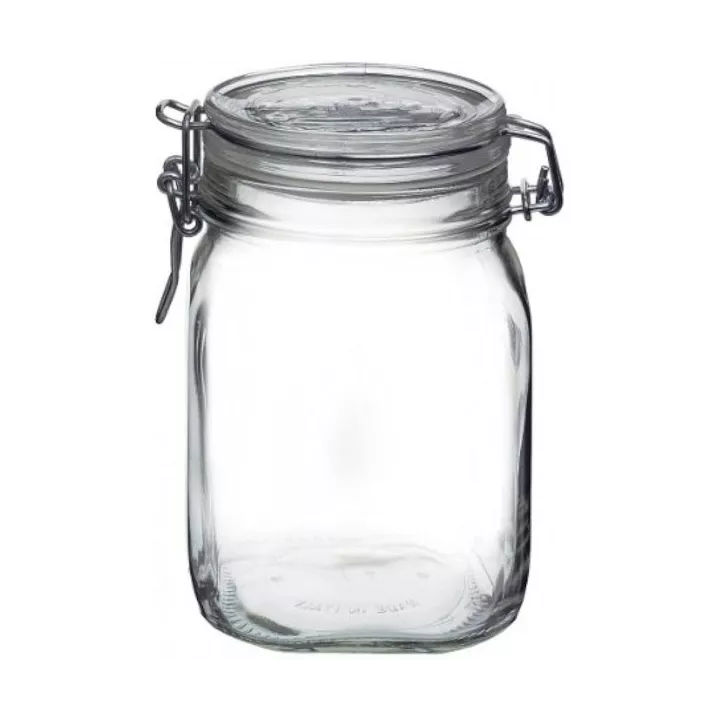 BOCAL HERMÉTIQUE EN VERRE 1L