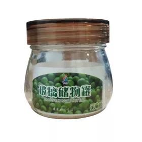 BOCAL DE CONSERVATION EN VERRE AVEC COUVERCLE ROND QIANLI