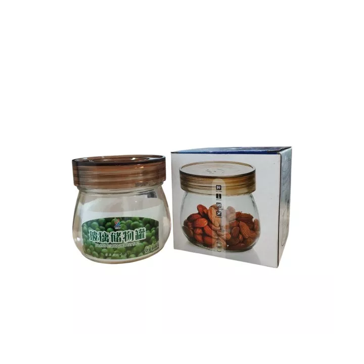 BOCAL DE CONSERVATION EN VERRE AVEC COUVERCLE ROND QIANLI