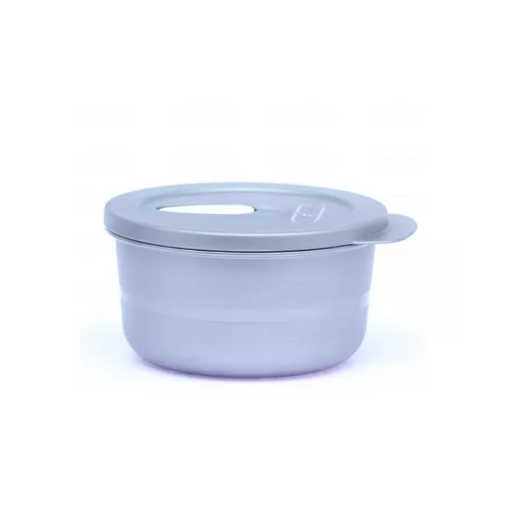 BOÎTE DE CONSERVATION ROND AVEC COUVERCLE 1L LEADERPLAST