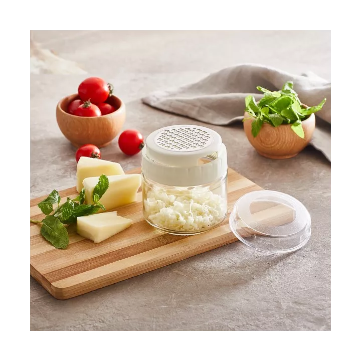 BOÎTE EN VERRE AVEC RÂPE À FROMAGE 300ML QLUX BOÎTE EN VERRE AVEC RÂPE À FROMAGE 300ML QLUX