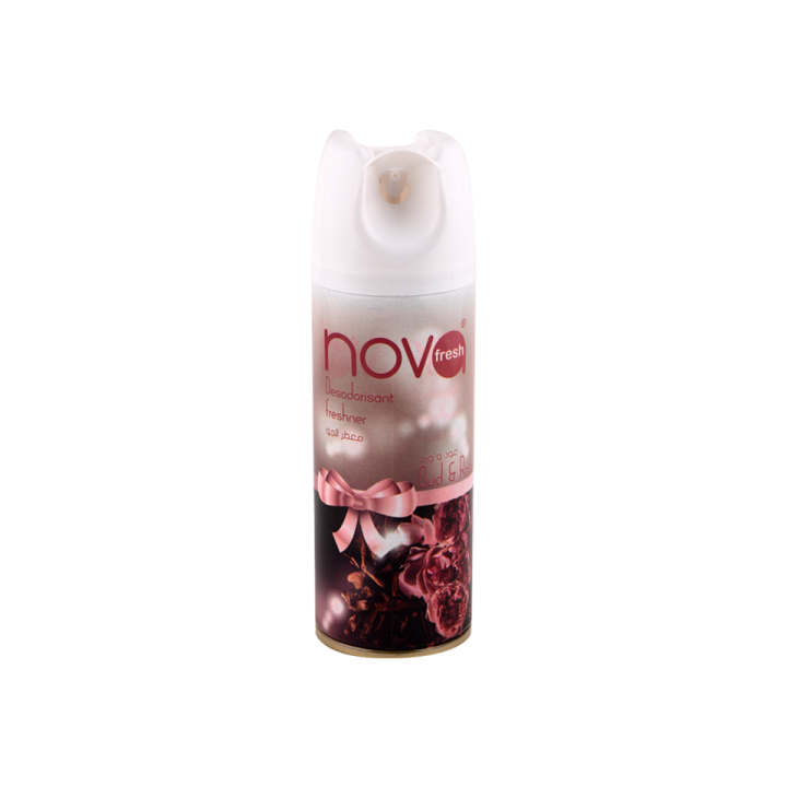 DÉSODORISANT 300ML OUD ET ROSE NOVA FRESH