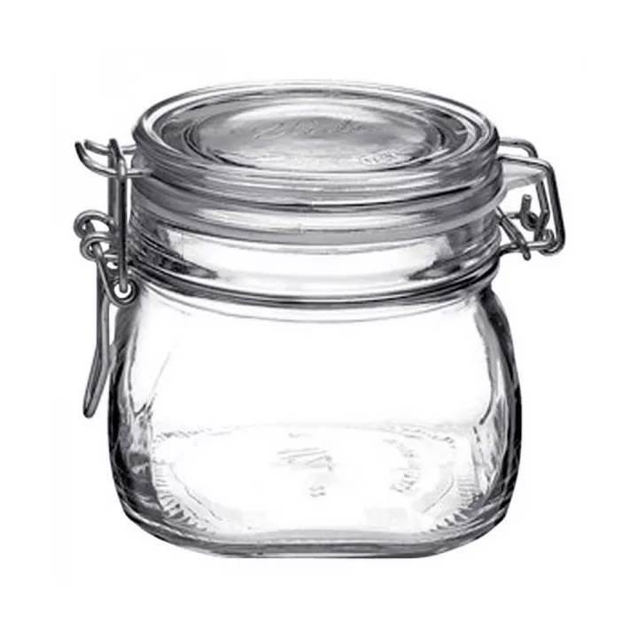 BOCAL HERMÉTIQUE EN VERRE 0.5L