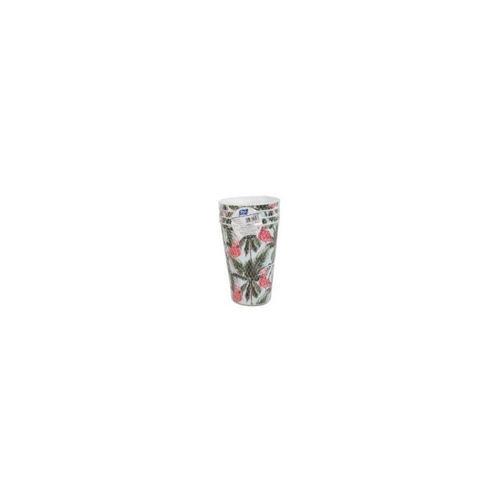 LOT DE 4 VERRES EN PLASTIQUE 400ML MOTIF TITIZ