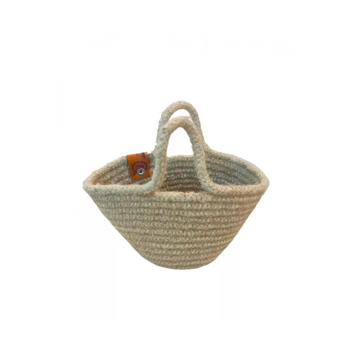 MINI COUFFIN EN JUTE 16CM
