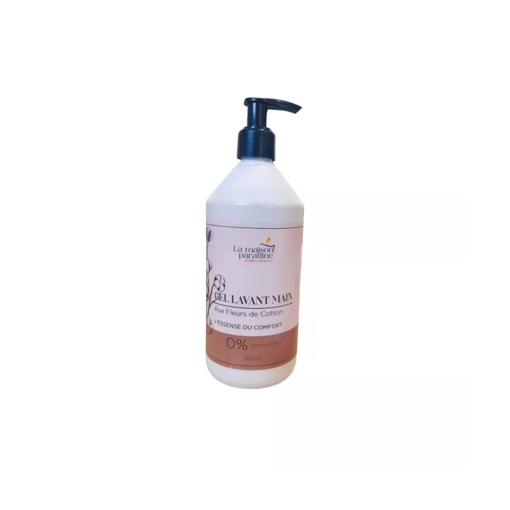 SAVON LIQUIDE FLEUR DE COTON 500ML LA MAISON PARAFFINE SAVON LIQUIDE FLEUR DE COTON 500ML LA MAISON PARAFFINE