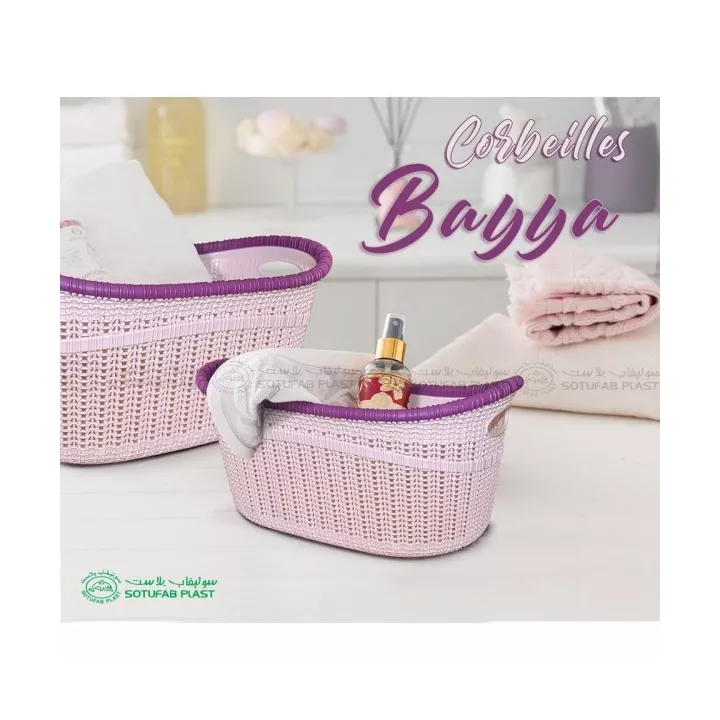 CORBEILLE EN PLASTIQUE CROCHET SOTUFAB PLAST CORBEILLE EN PLASTIQUE CROCHET SOTUFAB PLAST