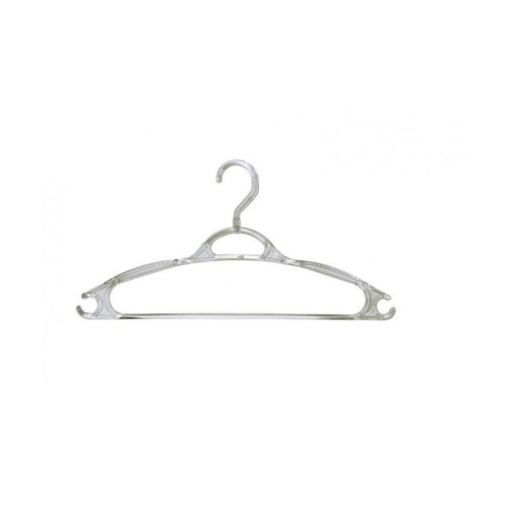 SET DE 3 CINTRES TRANSPARENTS CRISTAL ROYAL LION