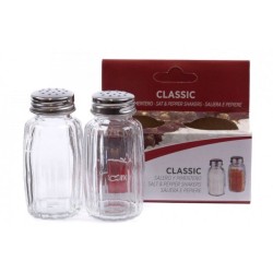 SALIÈRE ET POIVRIÈRE EN VERRE COK