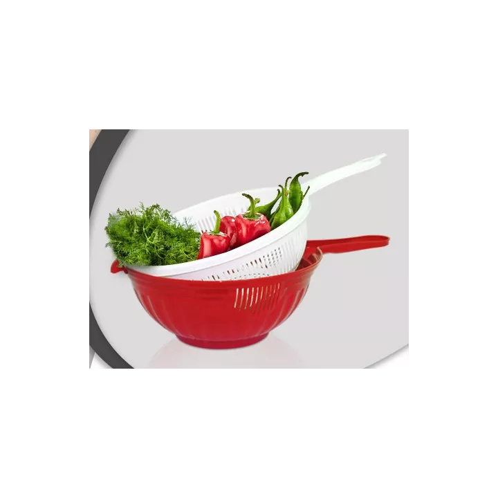 PASSOIRE DOUBLE EN PLASTIQUE SOTUFAB PLAST