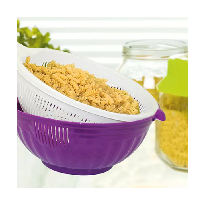 PASSOIRE DOUBLE EN PLASTIQUE SOTUFAB PLAST