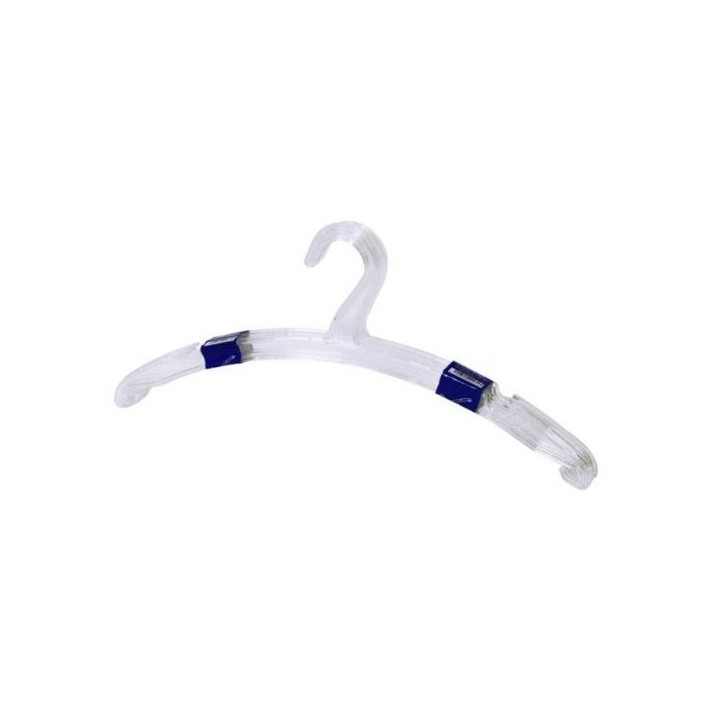 SET DE 5 CINTRES CHEMISE CRISTAL NATUREL LION