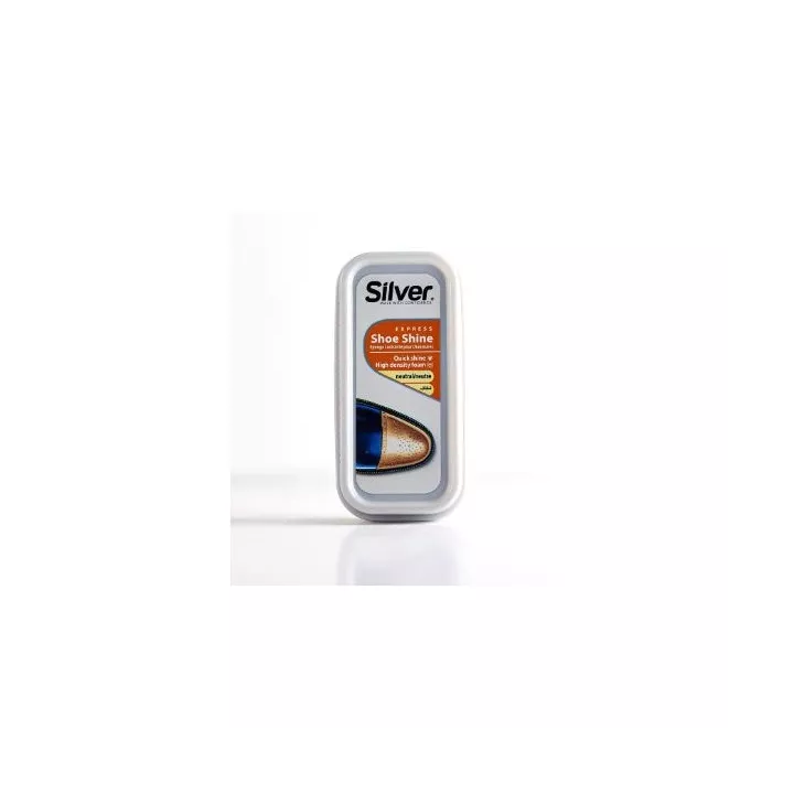 ÉPONGE CIRAGE NEUTRE SILVER