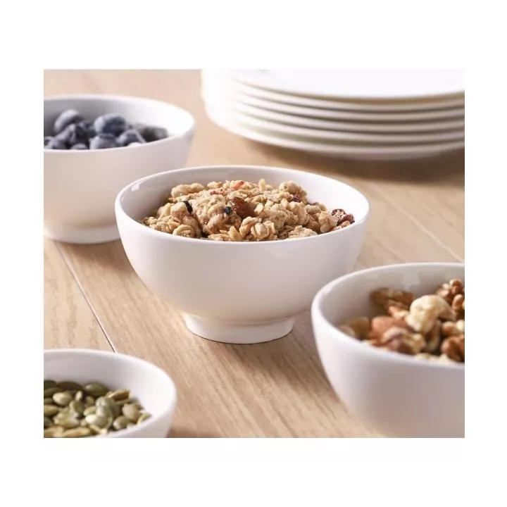 BOL EN PORCELAINE Ø 8CM EN BLANC