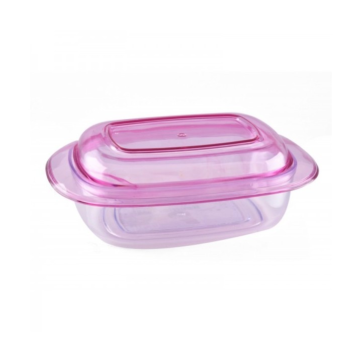 BEURRIER AVEC COUVERCLE TRANSPARENT SOTUFAB PLAST