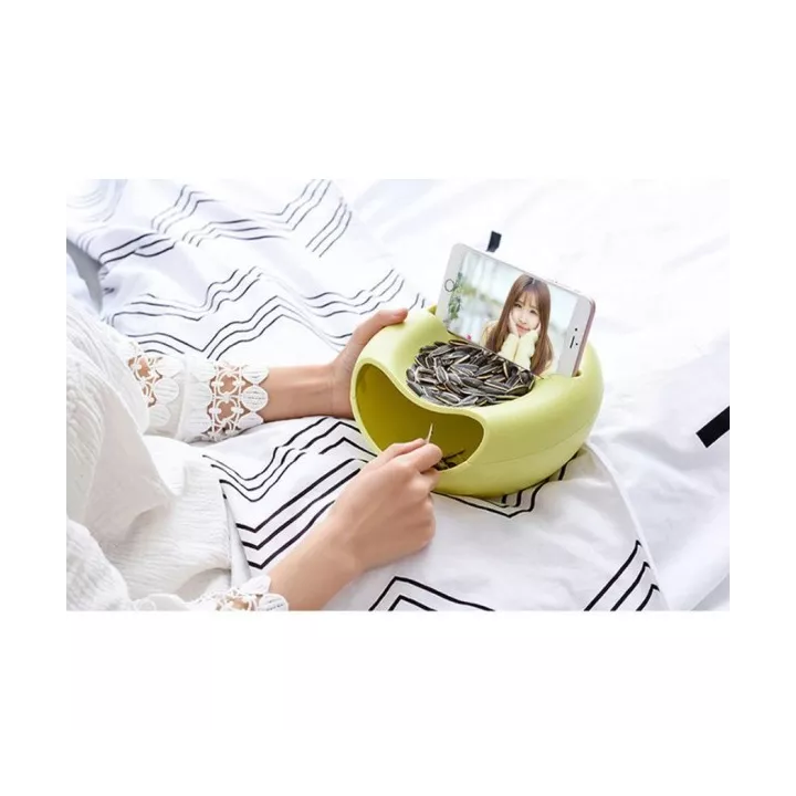 BOL DE FRUITS SEC AVEC SUPPORT DE TÉLÉPHONE MULTIFONCTIONNEL SOTUFAB PLAST