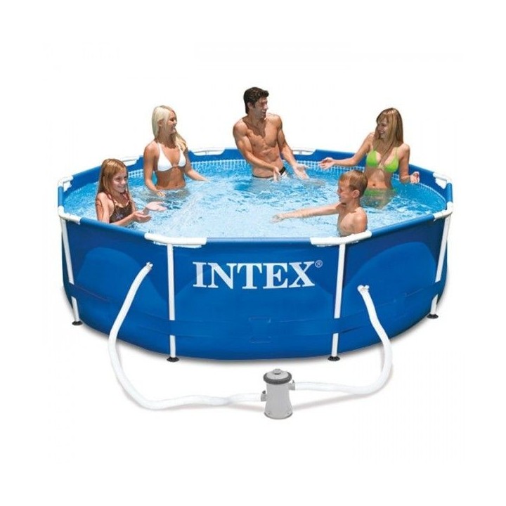 PISCINE RONDE 3.05Mx76CM AVEC FILTRE INTEX PISCINE RONDE 3.05Mx76CM AVEC FILTRE INTEX